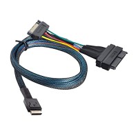 Oculink SFF-8611 Male 4i to SFF-8639 Female U.2 U.3 Extension Cable