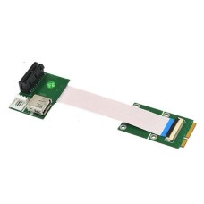 PCI-e Express X1/UB to Mini PCIe card+FPC cable