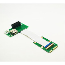 PCI-e Express X1/UB to Mini PCIe card+FPC cable