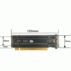 PCI-e 4.0 Bifurcation x16 to x8x8 Split Card
