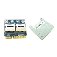 Dual Micro SD to Mini PCI-e Card