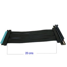 PCI-e Express 4.0 X16 Riser Card Flex Angled Cable 20CM