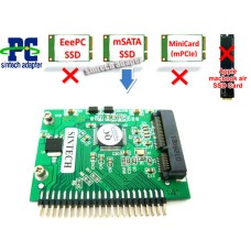 mSATA SSD to 2.5 Inch IDE Card
