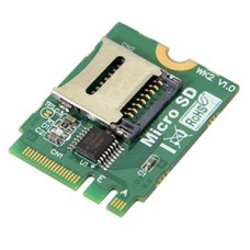 Dual Micro SD to M.2 Key A-E Card