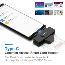 USB C Common Access CAC Smart and SIM Card Reader